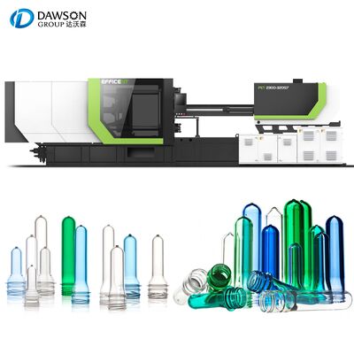 Máquina de moldeo por inyección de preformas de PET horizontal de alta velocidad para la producción de botellas de plástico