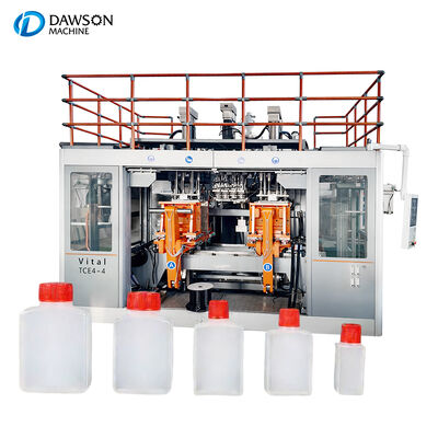 1L-3L Capacidad Máquina automática de moldeo por soplado de extrusión de doble estación para botellas de condimentos domésticos