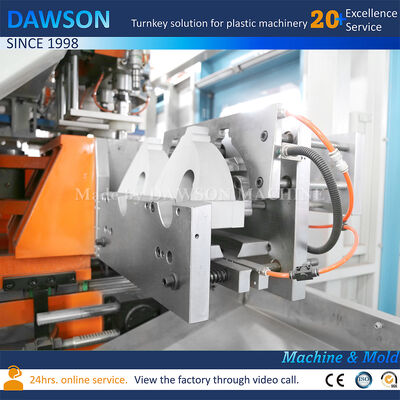 Máquina de moldeo por soplado de extrusión Jerrycan totalmente eléctrica de doble estación HDPE 3L 5L