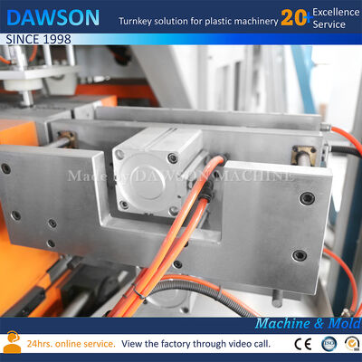 Botellas de detergente de lavandería de 5L Hdpe totalmente eléctricas máquina de moldeo de soplado tres cabezas de extrusión de extrusión