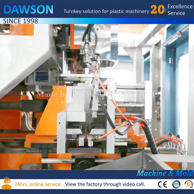 Máquina de moldeo por soplado de extrusión Jerrycan totalmente eléctrica de doble estación HDPE 3L 5L