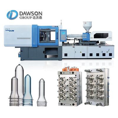 Máquina de moldeo por inyección de preforma de PET hidráulica de alta productividad con presión de inyección de 160 Mpa