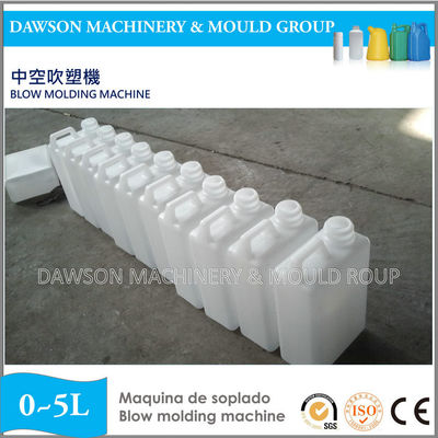 HDPE 2L 5L Barril de aceite auto desinflar Jerry puede botella de agua haciendo extrusión máquina de moldeo de soplado
