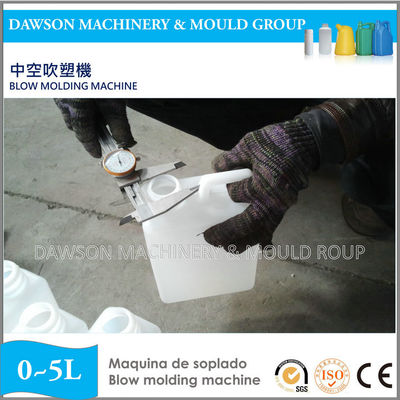 HDPE 2L 5L Barril de aceite auto desinflar Jerry puede botella de agua haciendo extrusión máquina de moldeo de soplado