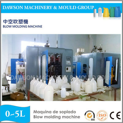 Máquina plástica del moldeo por insuflación de aire comprimido de la protuberancia del HDPE 4L de la botella económica del lubricante
